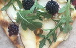 Pear Blackberry Pizza with Balsamic Reduction