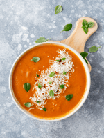 2 Min Tomato Basil Soup