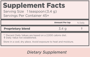 Supplement facts